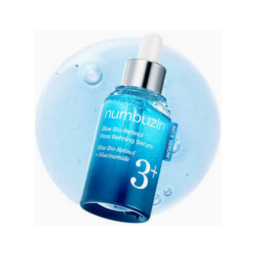 NUMBUZIN Nr. 3 Ser pentru Rafinarea Porilor cu Bio-Retinol Albastru