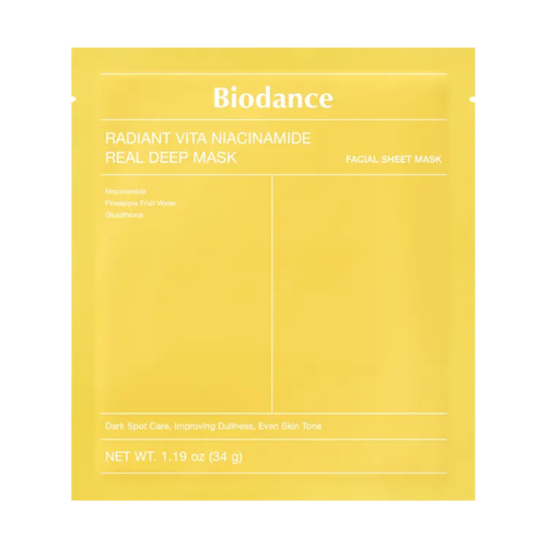 BIODANCE Radiant Vita Niacinamide Real deep Mask