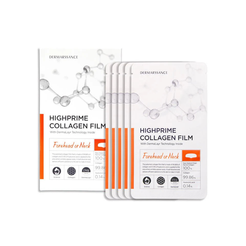 DERMARSSANCE Highprime Film de colagen pentru frunte sau gât