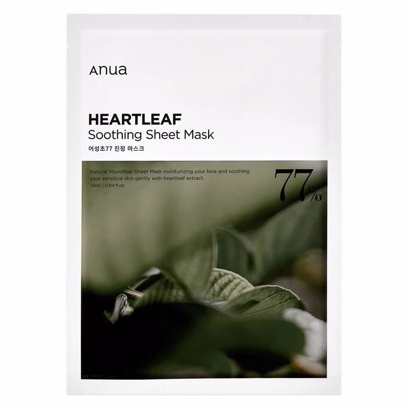 ANUA  Heartleaf 77% Soothing Sheet Mask