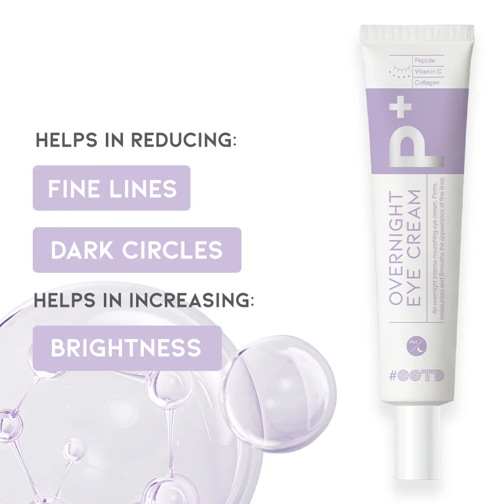 Revitalisez votre peau grâce à #OOTD Overnight Eye Cream P.M Peptides