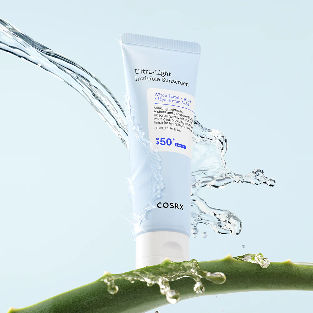 Revitalisez votre peau grâce à COSRX Ultra Light Invisible Sunscreen SPF 50 ++++
