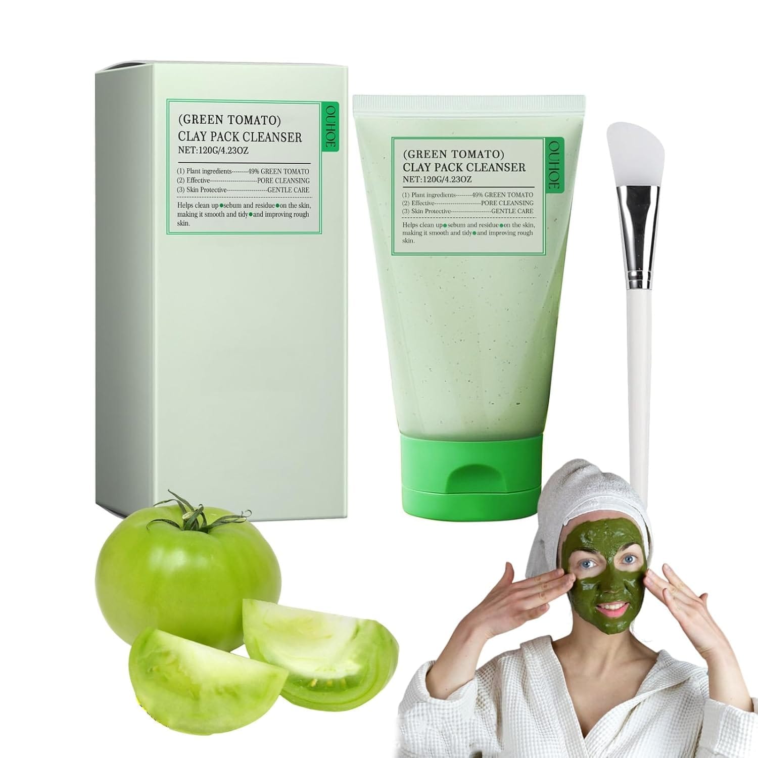 Revitalisez votre peau grâce à FULLY – Green Tomato Clay Pack Cleanser