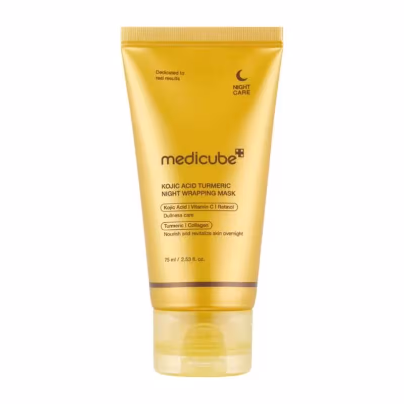 MEDICUBE Kojic Acid Turmeric Night Wrapping Mask