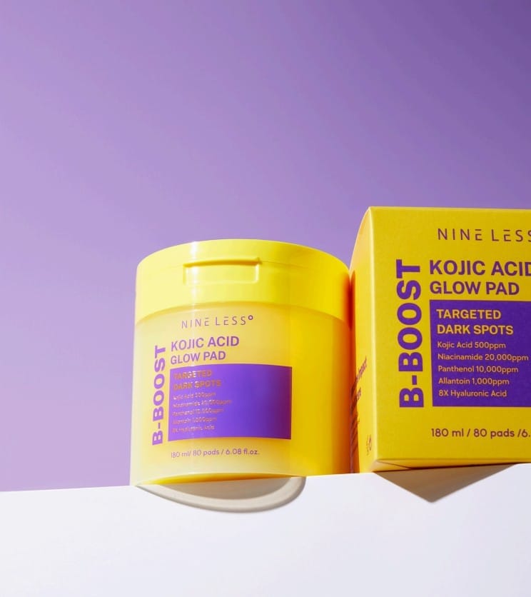 Revitalisez votre peau grâce à NINELESS B-Boost Kojic Acid Glow Pad