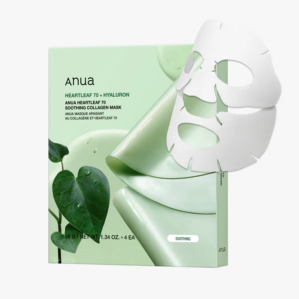 Revitalisez votre peau grâce à ANUA Heartleaf 70 Soothing Collagen Mask
