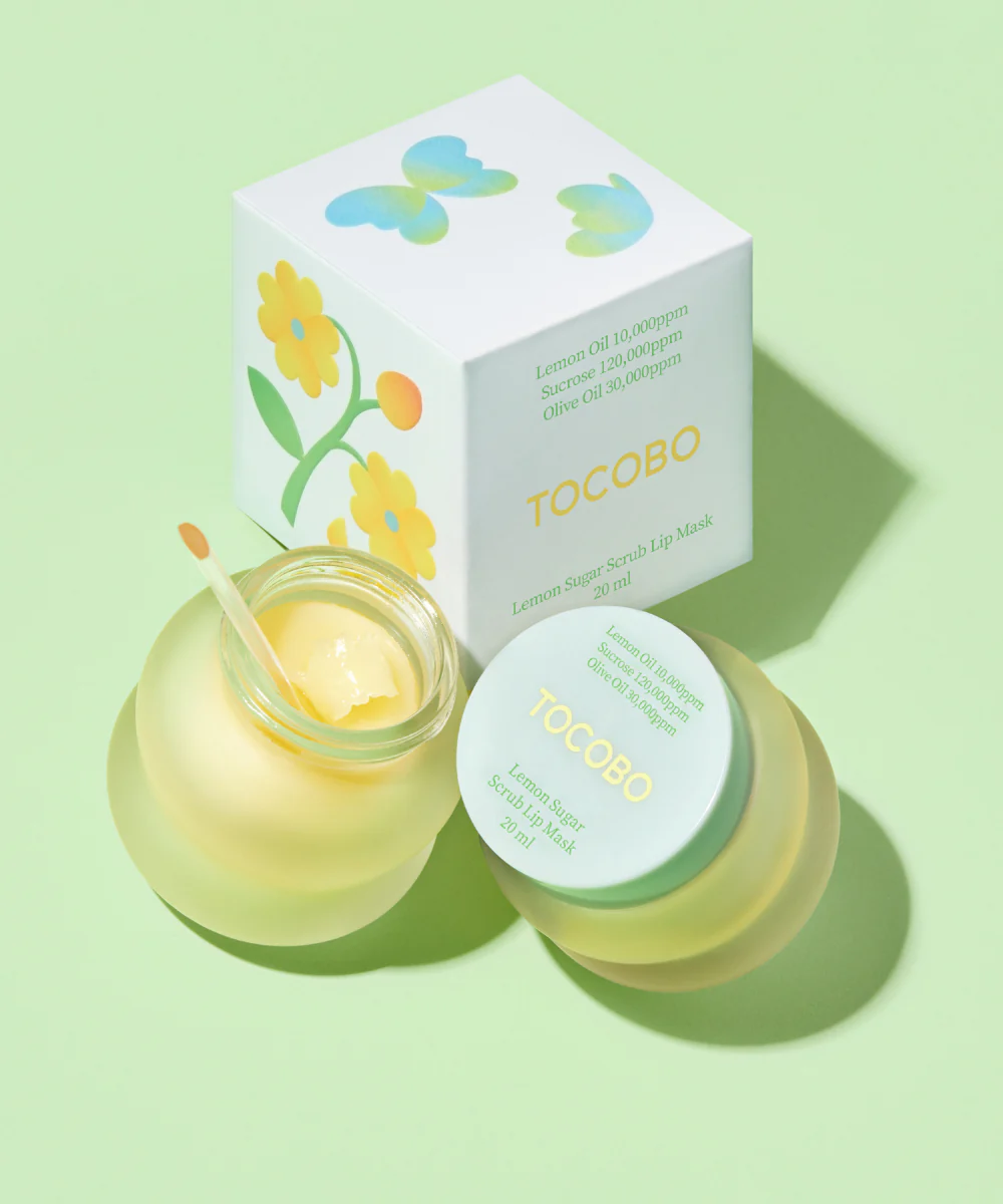 Revitalisez votre peau grâce à TOCOBO Lemon Sugar Lip Scrub Mask