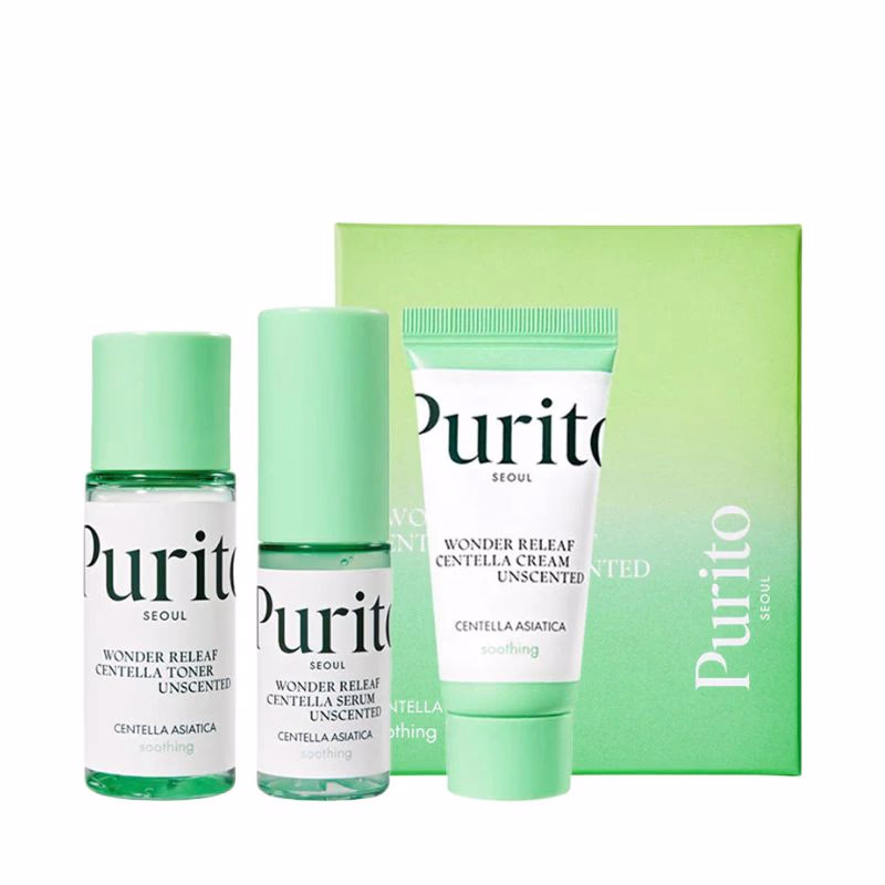 PURITO Wonder Releaf Centella Mini Kit Unscented