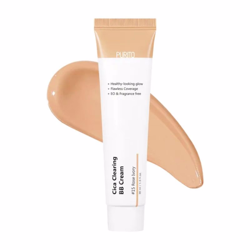 PURITO Cica Clearing BB Cream #15 Rose Ivory